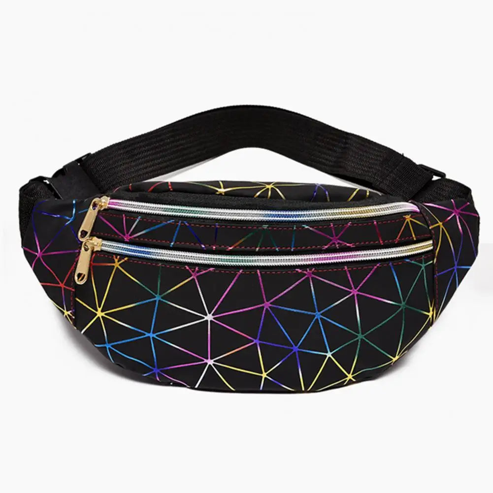 Plaid Pattern Fanny Pack Multifunction Crossbody Waist Bag