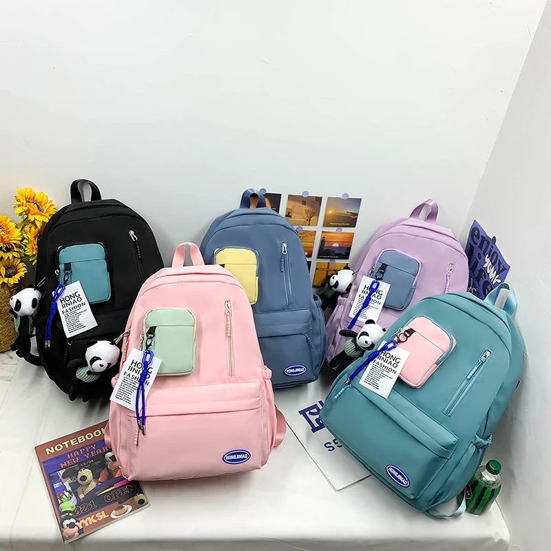 Colorful Women Backpack for School & Travel