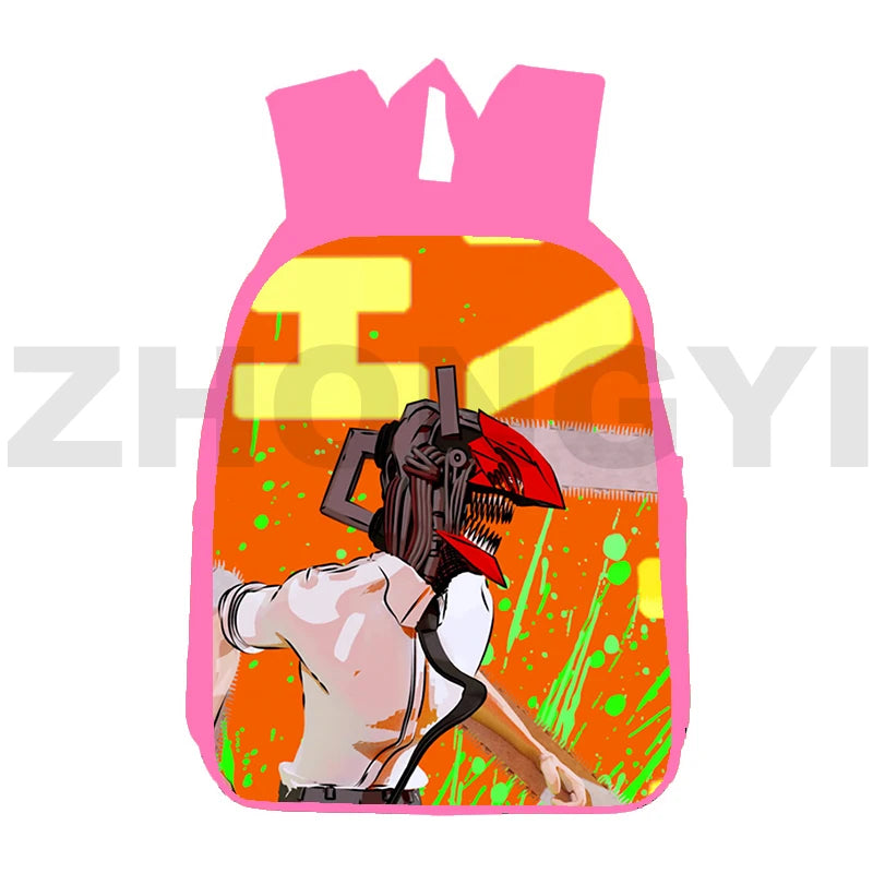 Anime Chainsaw Man 3D Backpack Harajuku Japanese Bag 16 Inch School Back Pack