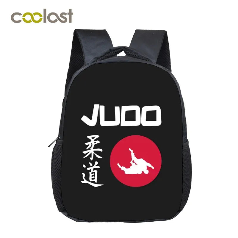 Judo Taekwondo Karate Aikido Backpack Kids School Bags Boy Girl Toddler Bag