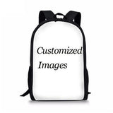 Martial Arts Printing Backpack for Teenages School Supplies 3D Laptop mochila
