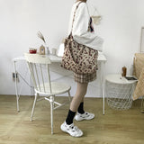 Corduroy Korea Autumn Winter Floral Crossbody Bag for Women Female