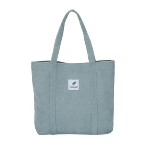 Vintage Corduroy Shoulder Bag Large Tote Bags