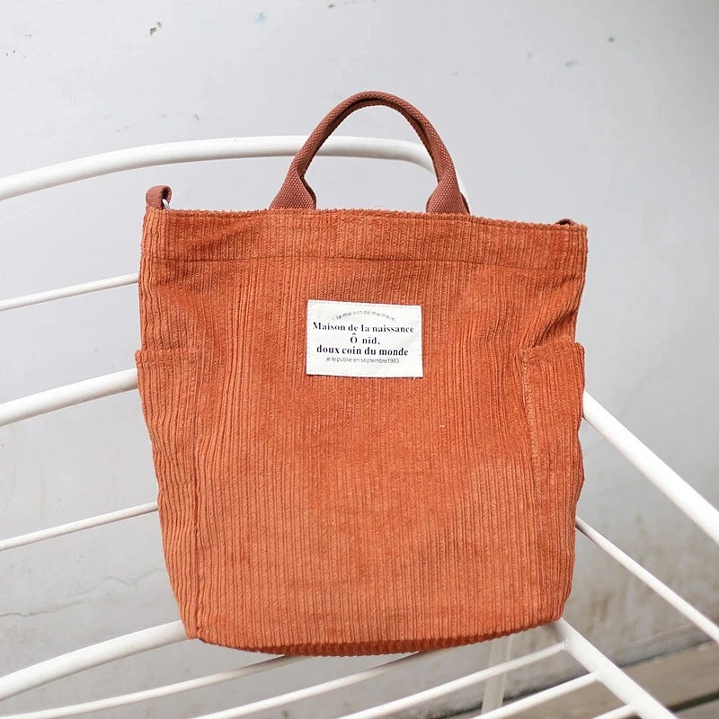 Corduroy Women's Retro Messenger Bag All-match Shoulder Bag