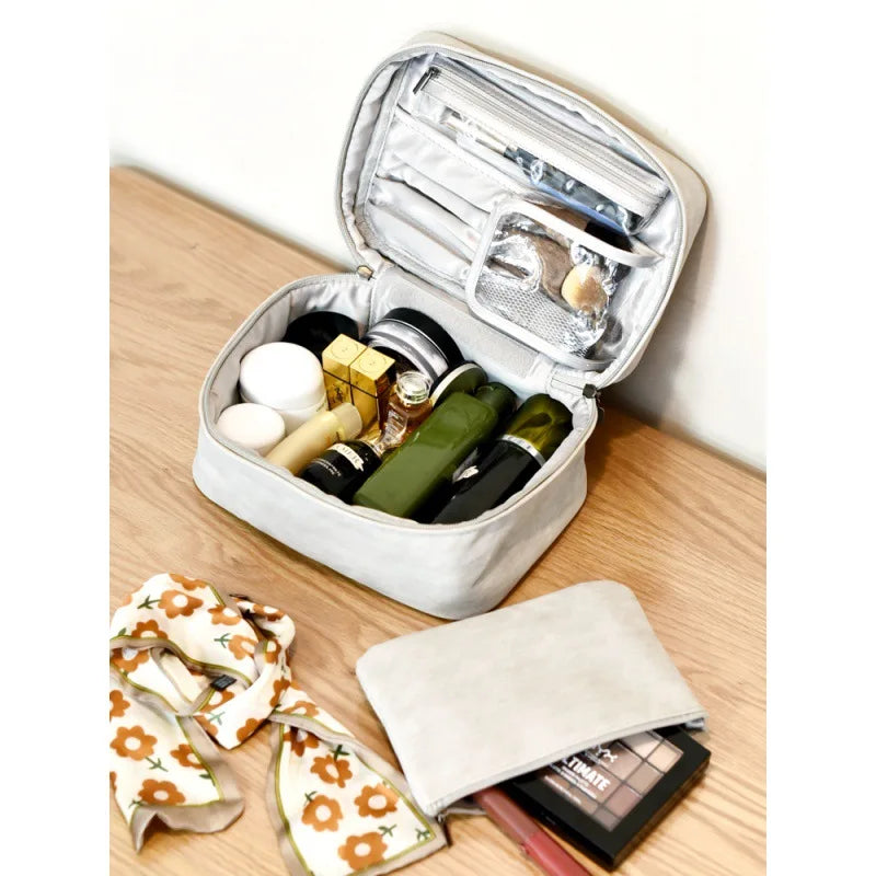 Large Capacity Cosmetic Bag for Women, Portable Organizer
