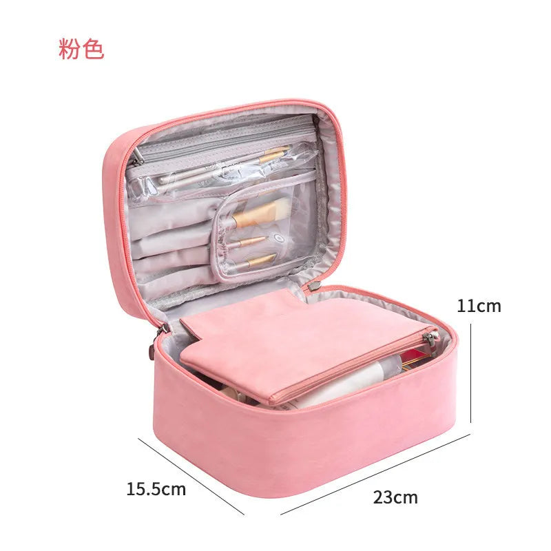 Large Capacity Cosmetic Bag for Women, Portable Organizer