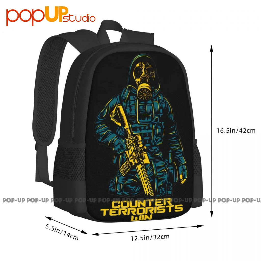 CSGO Inspired Gaming Backpack Large Capacity School Sports Style