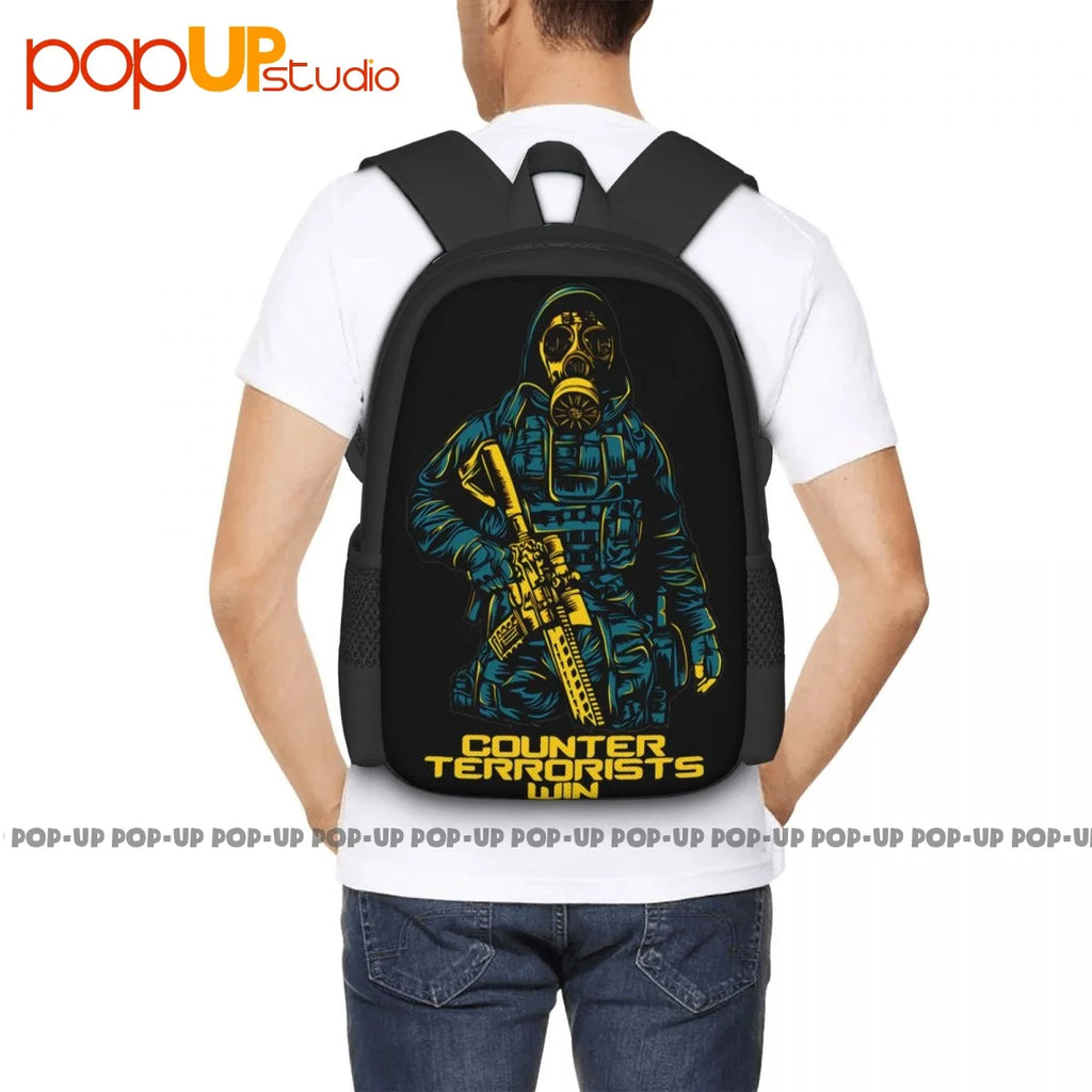 CSGO Inspired Gaming Backpack Large Capacity School Sports Style