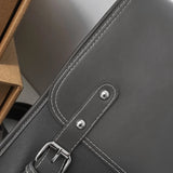 Leather Couple's Backpack Laptop Bag Large Capacity Travel Bag