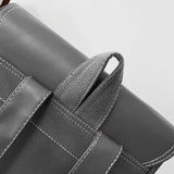 Leather Couple's Backpack Laptop Bag Large Capacity Travel Bag