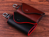 Cowhide Key Case Business Leather Key Bag Door Key Chain