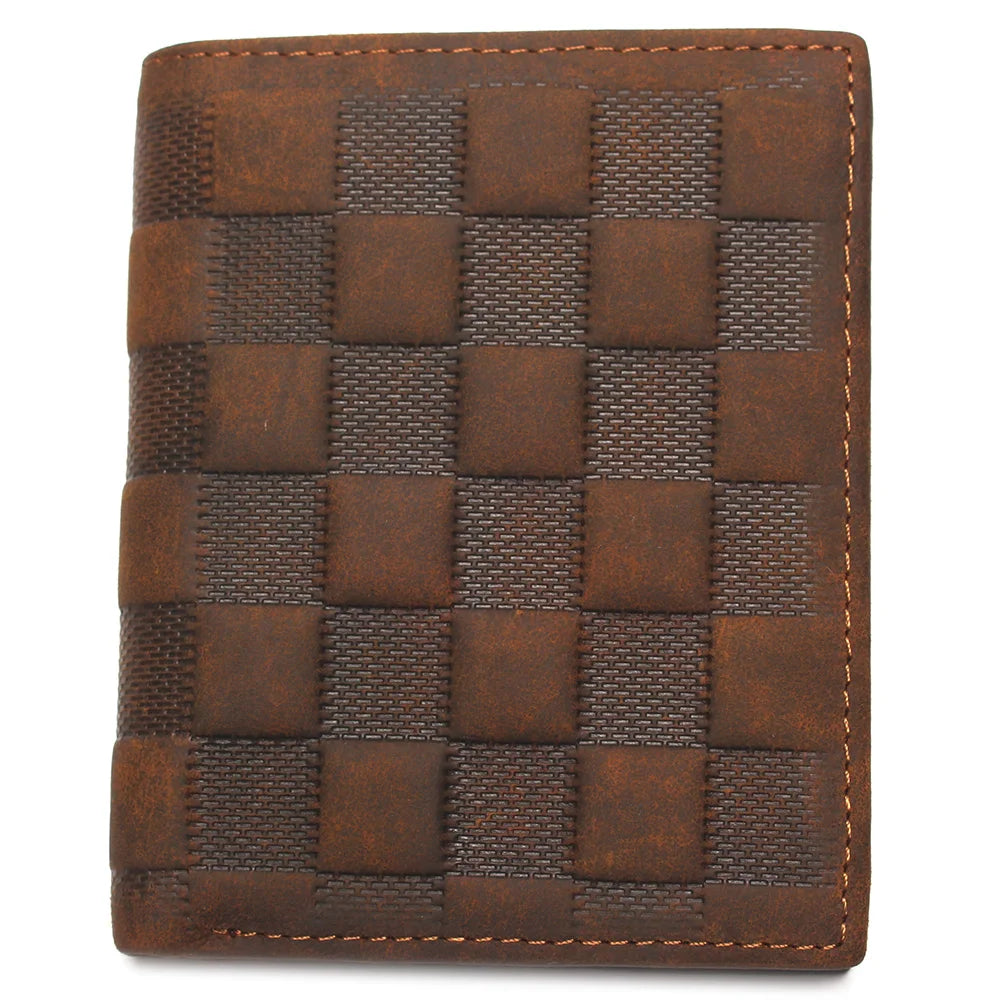 Crazy Horse Leather Men's Wallet Business Real And Classical