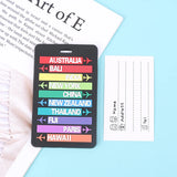 3D Soft PVC Luggage Tag Travel Backpack Label