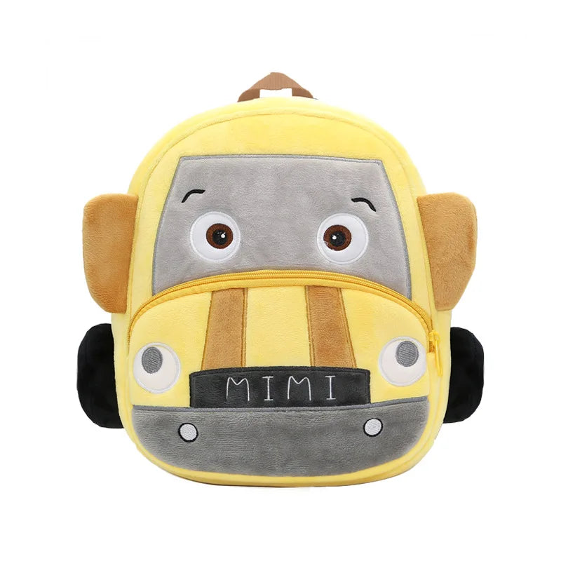 3D Mini Car Kids School Backpack - A4 Size Capacity