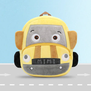 3D Mini Car Kids School Backpack - A4 Size Capacity