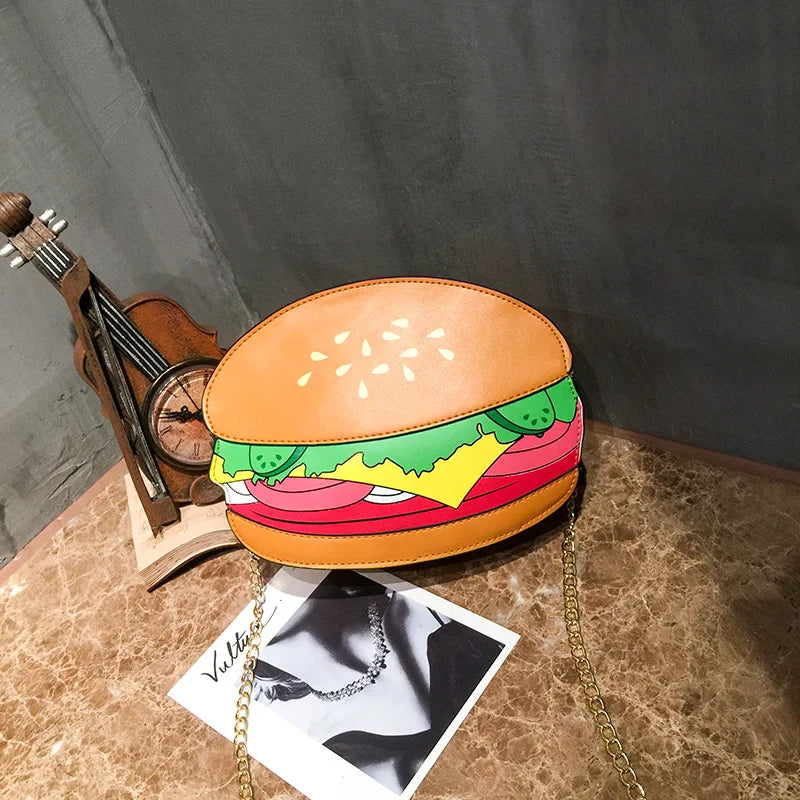 Fashion Crossbody Bag for Women Small Wallet Shoulder Bag Hamburger Messenger