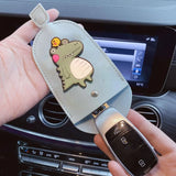 Cartoon Key Bag PU Leather Key Wallet Holder Pouch I0Q3