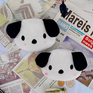 Dog Shape Coin Purse Headphone Bag Lipstick Storage Small Wallet Change Pouch
