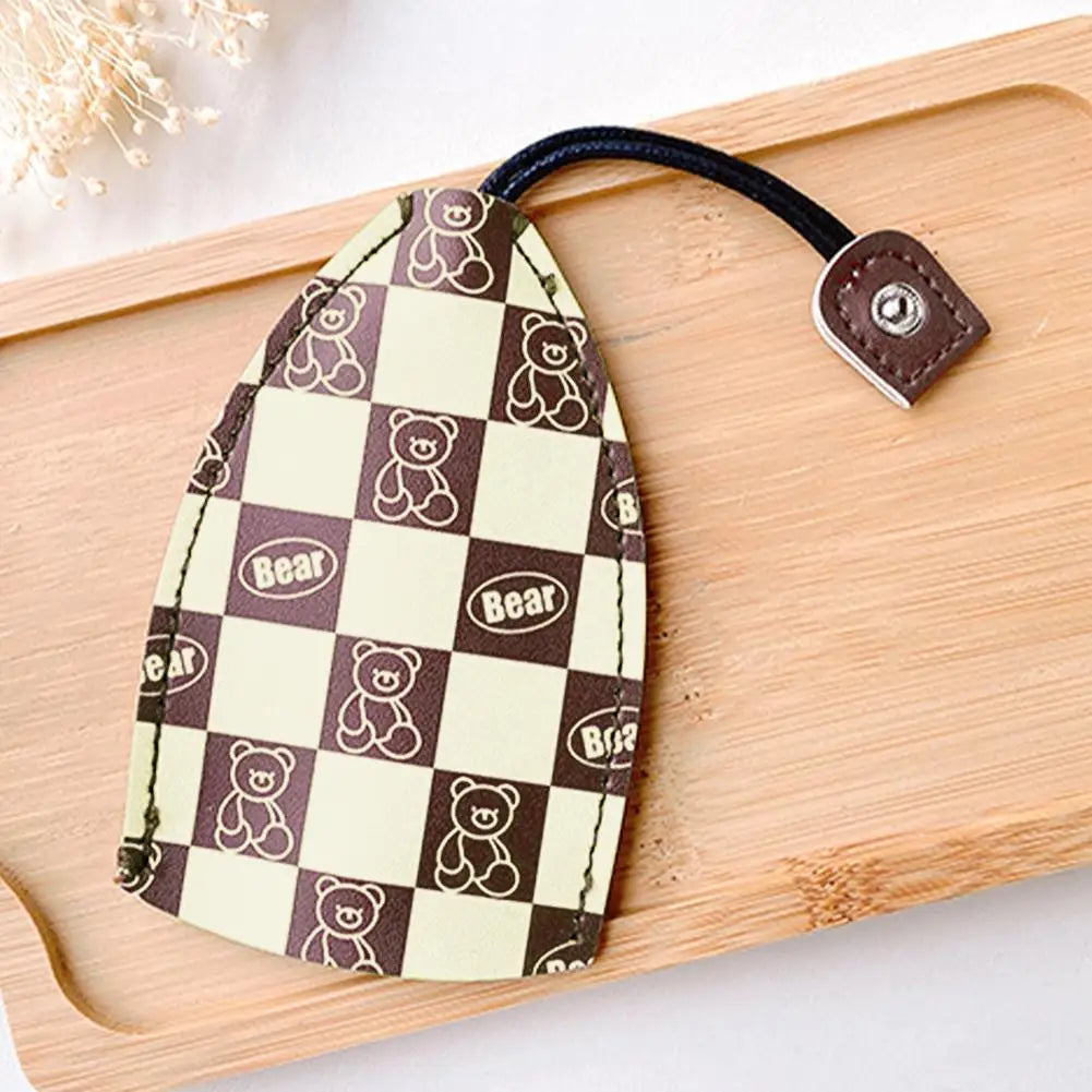Cartoon PU Leather Pull Out Key Case Car Key Holder