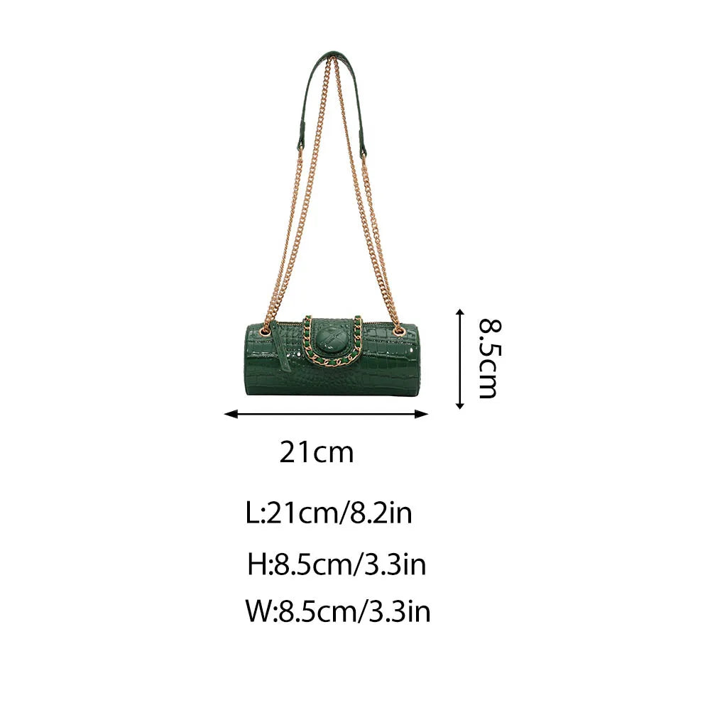 Crocodile Pattern Pu Leather Women Crossbody Bags Lady Tote Clutch Handbags