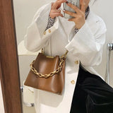 Women Crossbody Messenger Bag with Diamonds Chain Handbag
