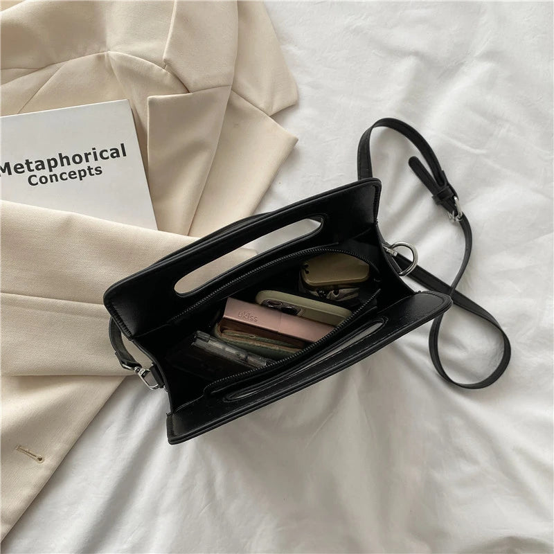 Caution Letters Sign Handbag Fluorescence Crossbody Bag