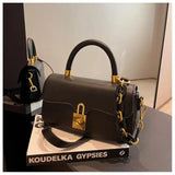 Small Square Handbag PU Leather Crossbody Bag for Women