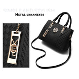 Women's Multifunction Leather Shoulder Bag Crossbody Tote Handbag