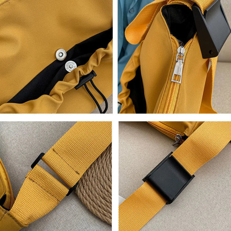 Casual Large Capacity Crossbody Bag for Students Travel