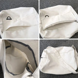 Casual Unisex Canvas Crossbody Bag High Street Couples Retro