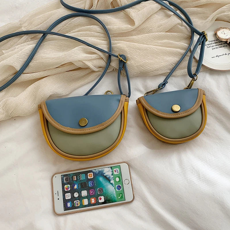 Women Candy Crossbody Bag Saddle Style All-match