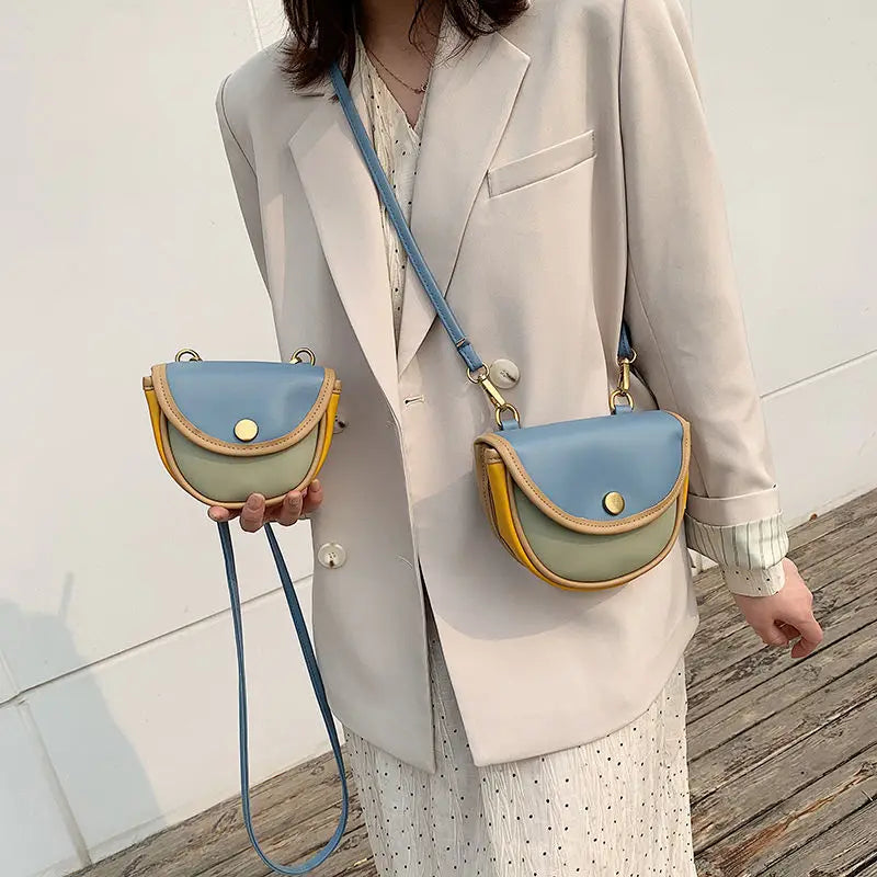 Women Candy Crossbody Bag Saddle Style All-match