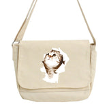 Cat Pattern Shoulder Crossbody Bag for Women Large Capacity Messenger Purse