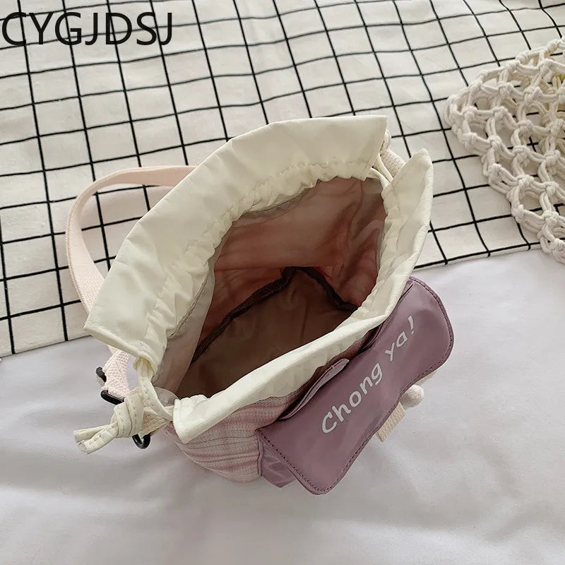 Women's Crossbody Shoulder Bag Bucket Style for Office