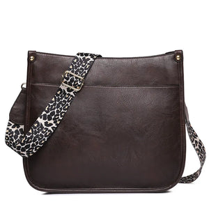 Women's Leather Crossbody Shoulder Bag for Office