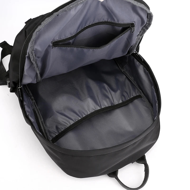 Crossten USB Charging Backpack Waterproof Travel Bag Light Fitness Anti Theft