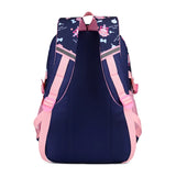 Crossten Flower Print School Backpack for Girls