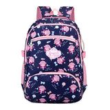 Crossten Flower Print School Backpack for Girls