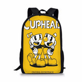 Cup Head Pattern Print School Bag Daily Travel Climbing Backpack