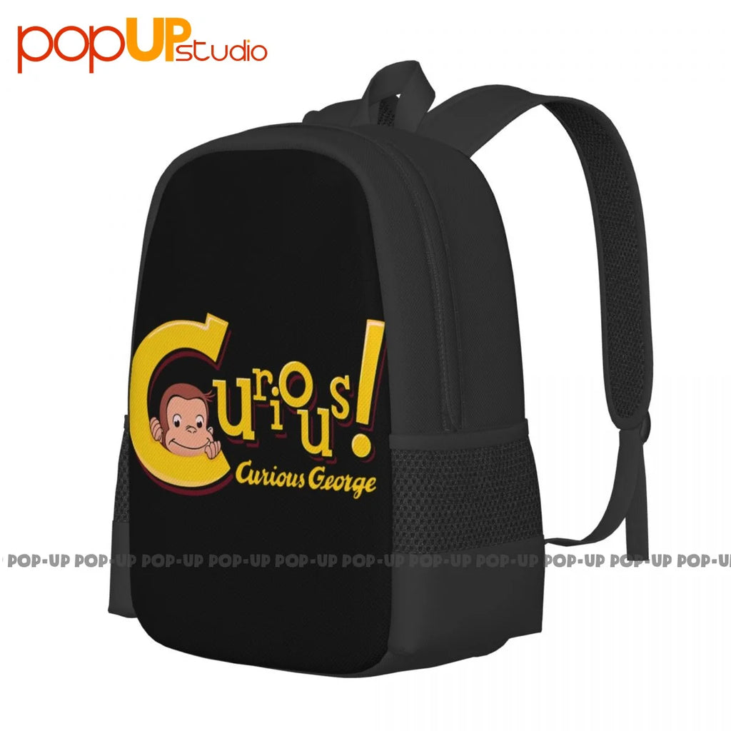 Curious George Backpack Large Capacity Gym Tote Bag