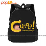 Curious George Backpack Large Capacity Gym Tote Bag