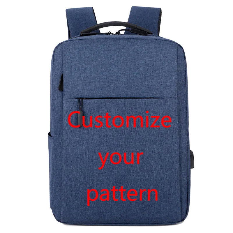 Waterproof USB School Travel Backpack 4 Colors Pattern Bag
