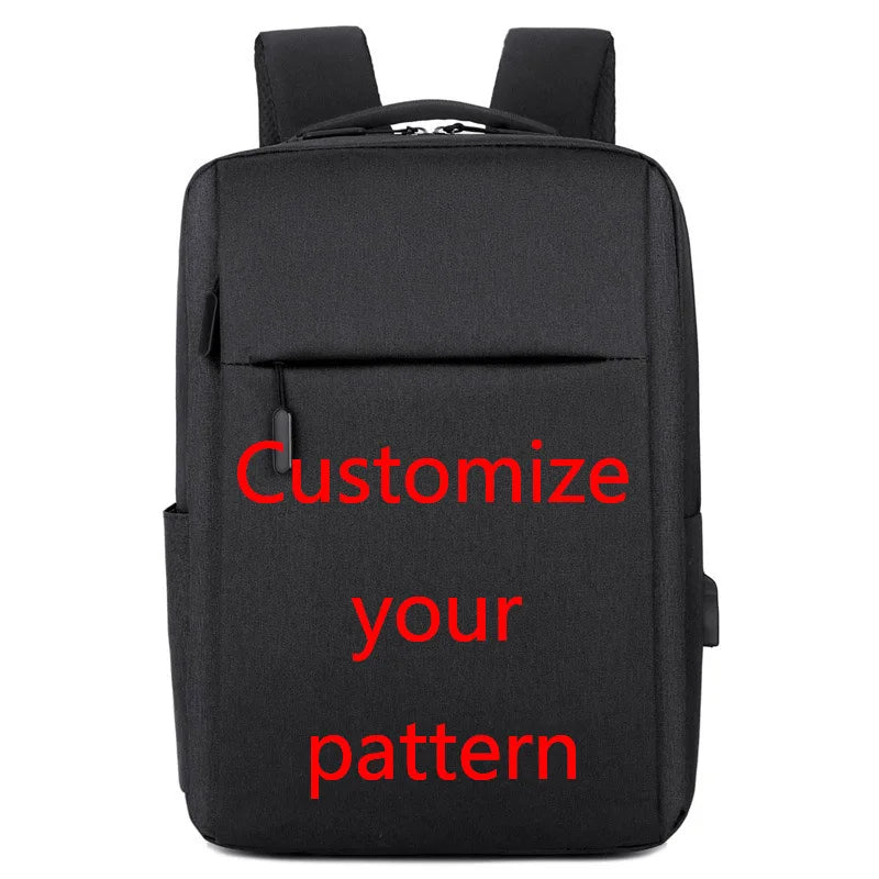 Waterproof USB School Travel Backpack 4 Colors Pattern Bag