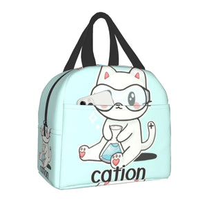 Cat Lunch Bag Thermal Cooler Insulated Lunch Box Kids School Children