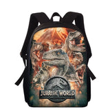 Dino Print Preschool Bag 15 Inch Backpack for Boys Girls