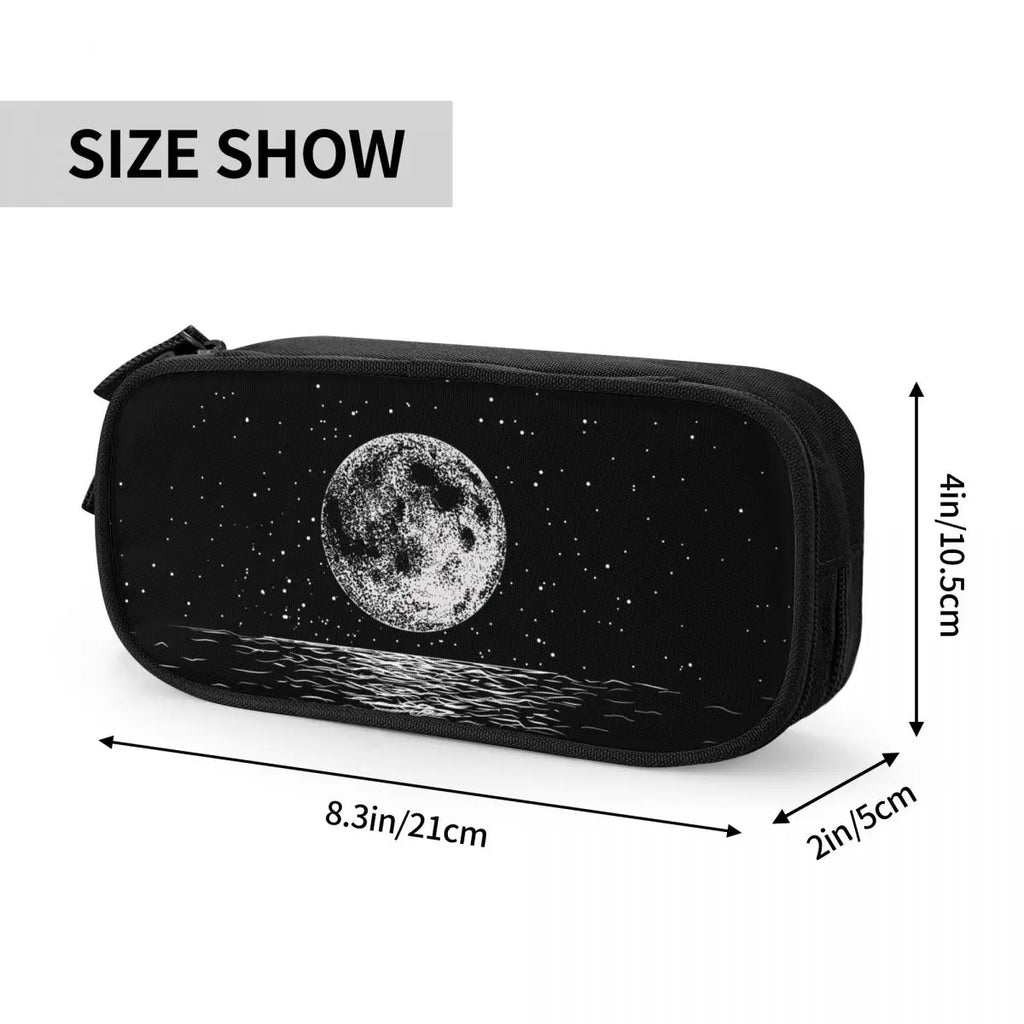 Planet Star River Pencil Case for School Pen Box for Workout Storage Ladies