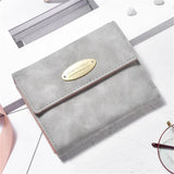 Women's Leather Wallet Ladies Purse Clip