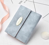 Women's Leather Wallet Ladies Purse Clip