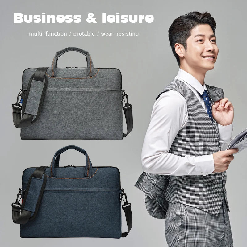 Waterproof 13-17 Inch Laptop Bag Shoulder Handbag Briefcase