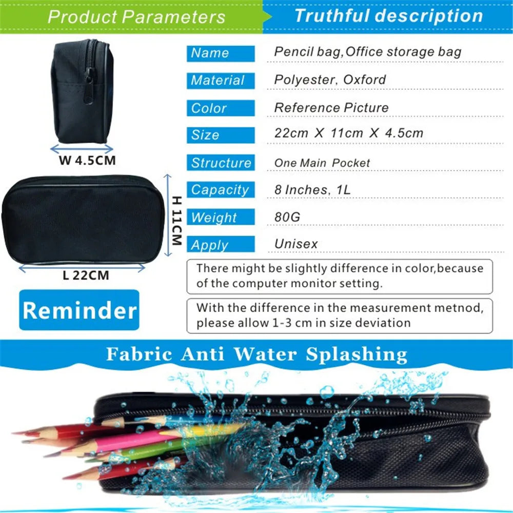 Cartoon Pencil Case Bag for Children Student Pen Bag Kids Purse Wallet